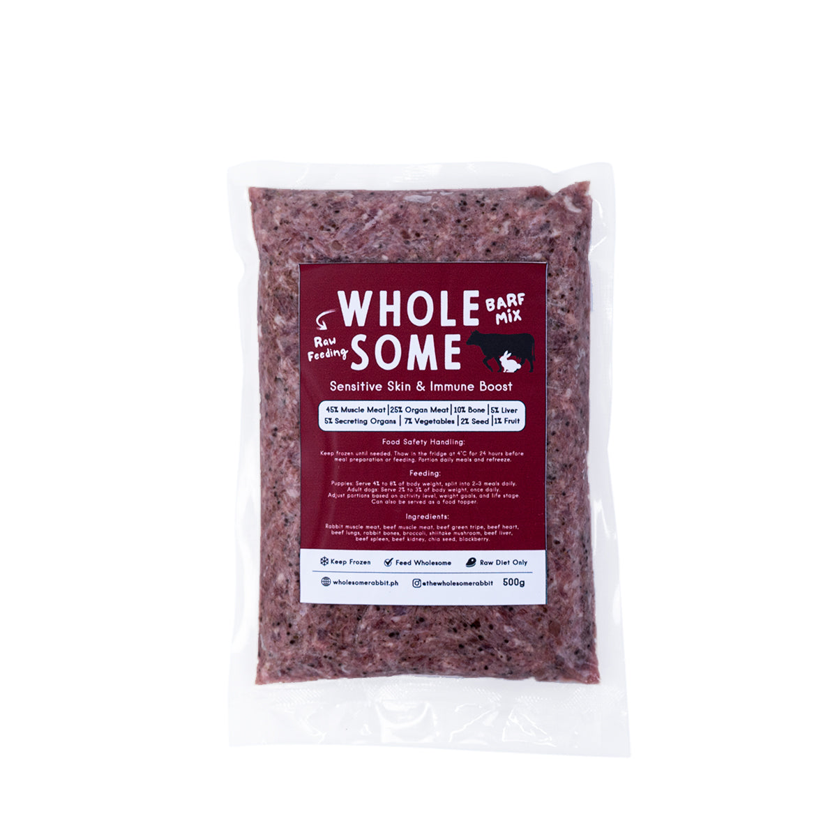 BARF Rabbit + Beef Mix