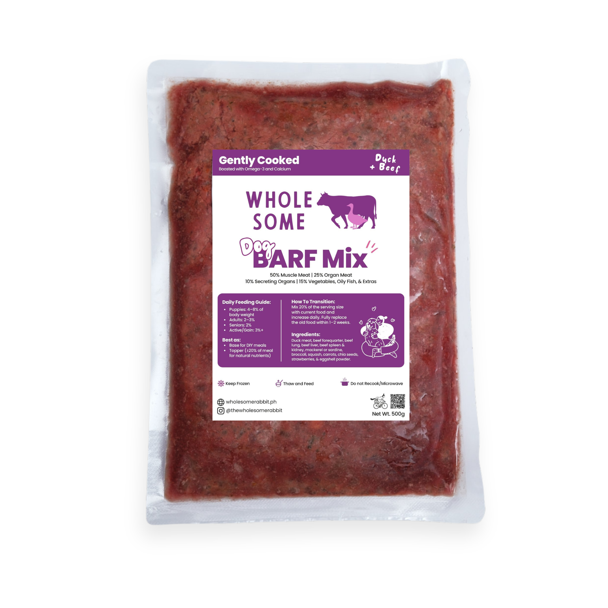 Gently Cooked Dog BARF Mix