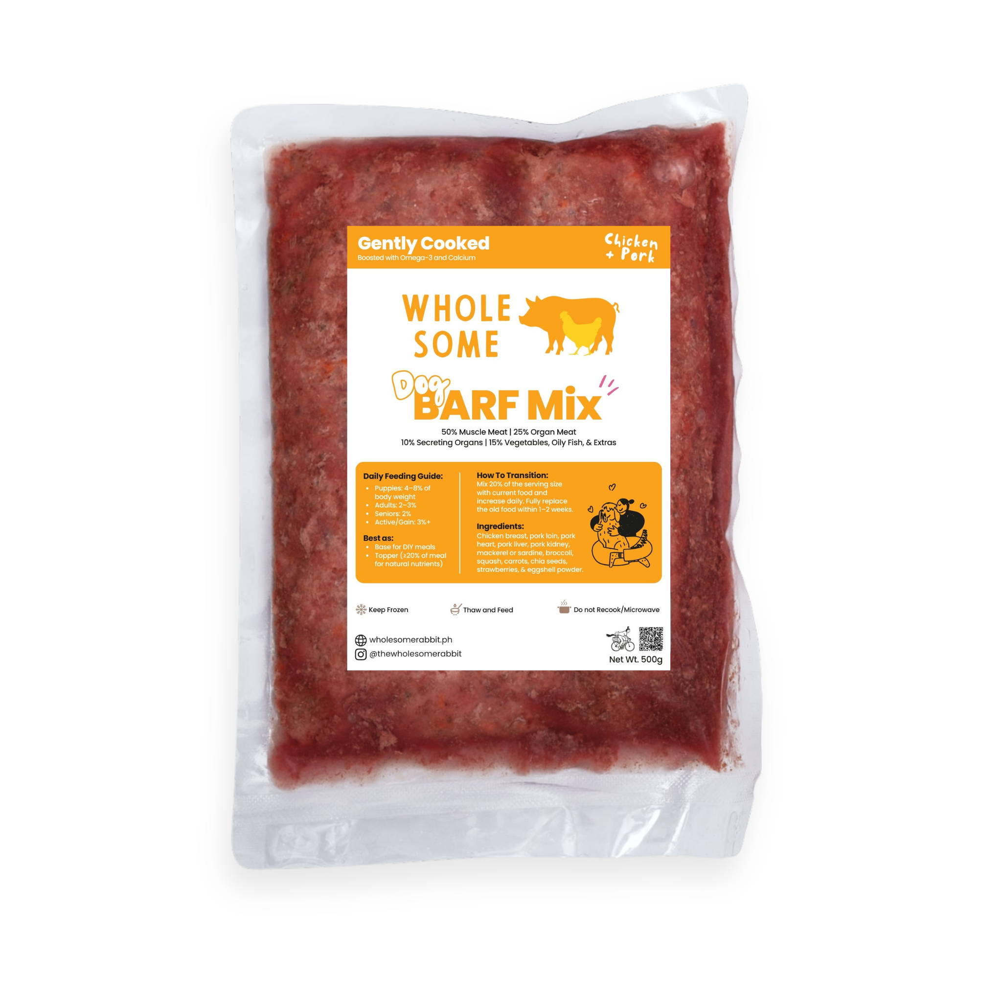 Gently Cooked Dog BARF Mix