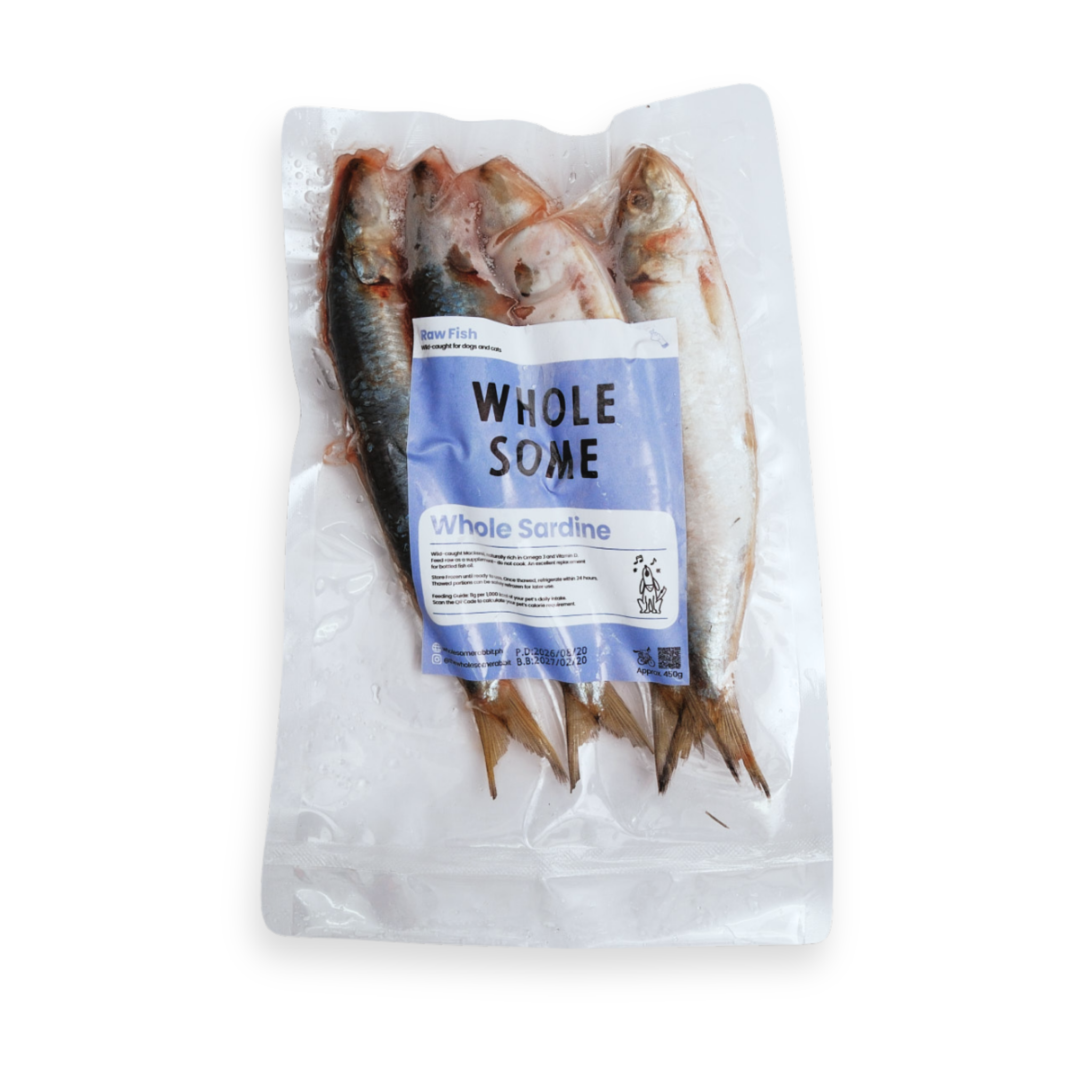 Wild-Caught Sardines & Mackerel for Dogs & Cats