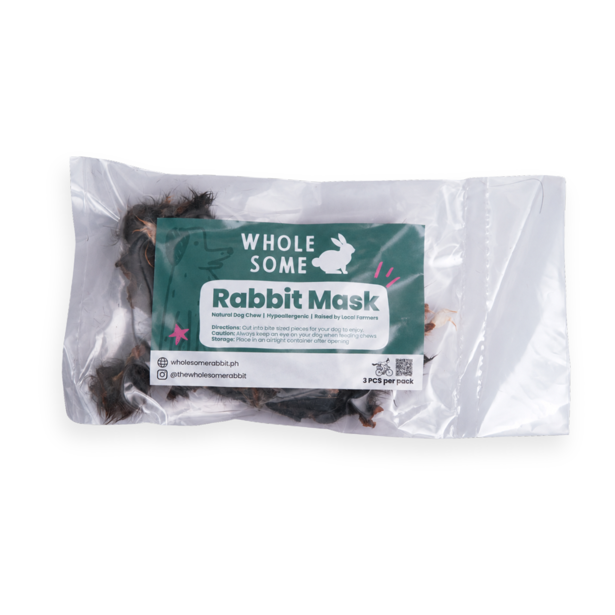 Dehydrated Rabbit Chews for Dogs