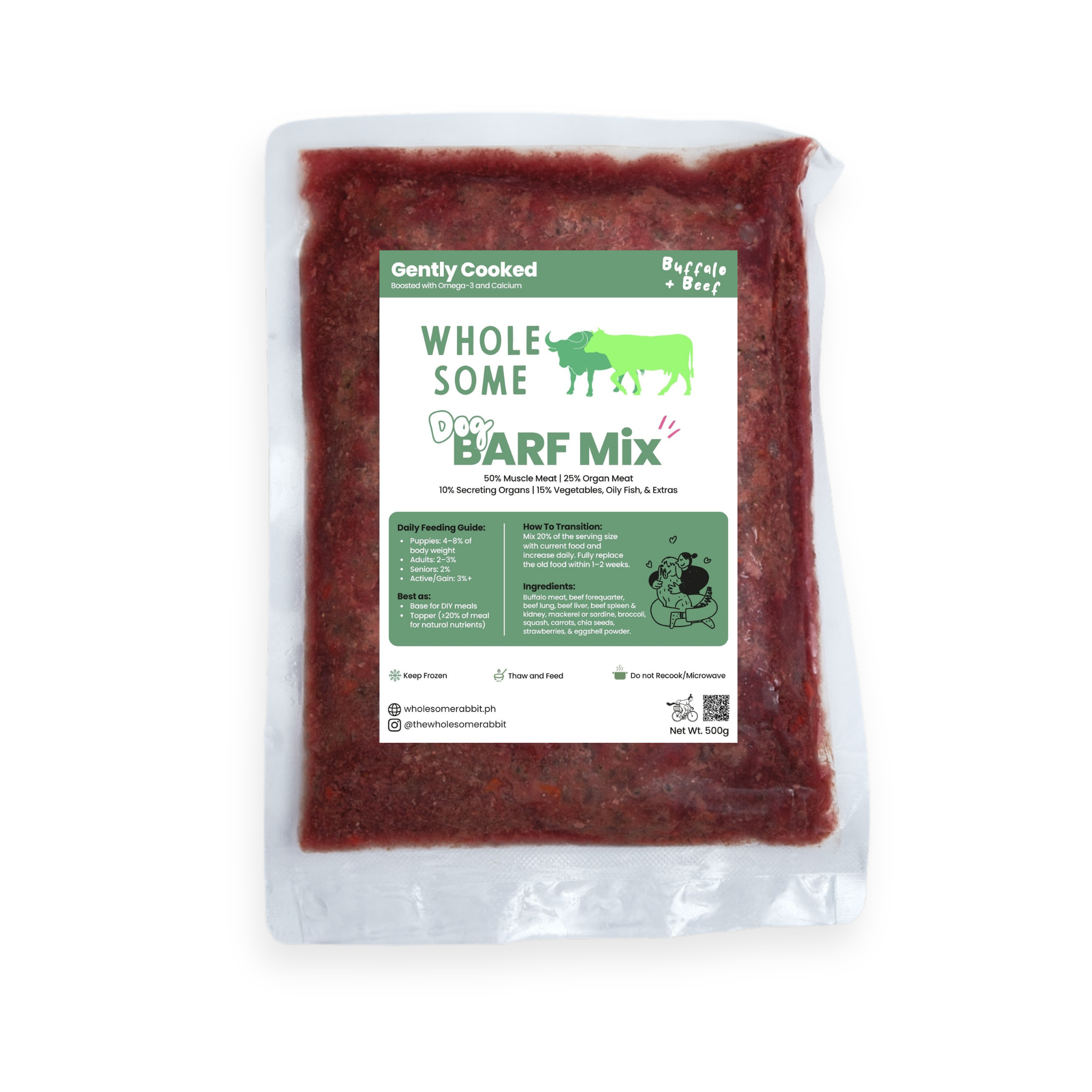 Gently Cooked Dog BARF Mix