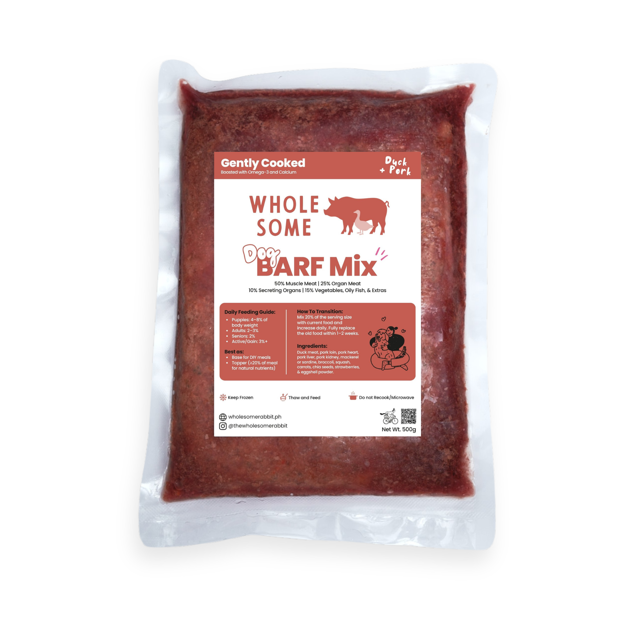 Gently Cooked Dog BARF Mix