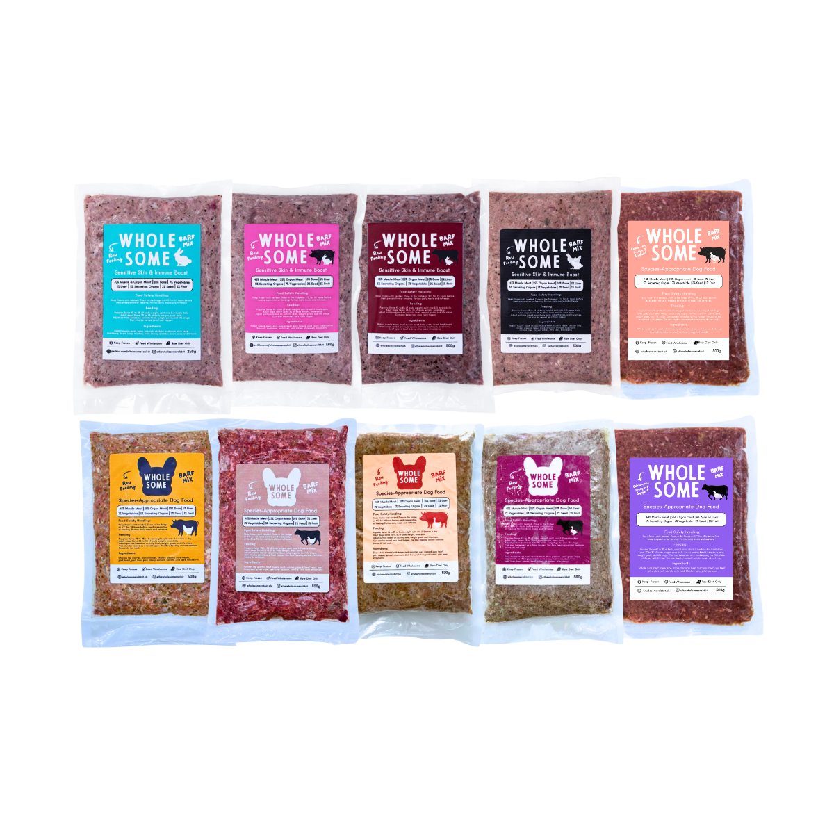 Raw Feeding Dog BARF Mix