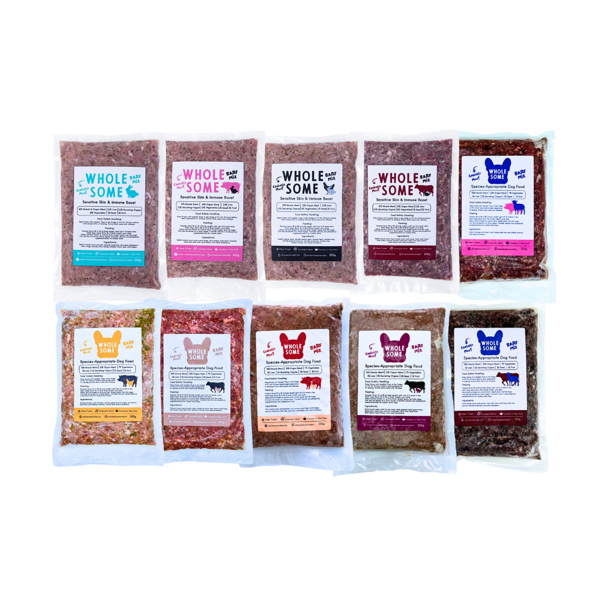 Cookable Dog BARF Mix