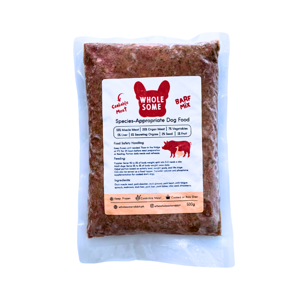 Cookable Dog BARF Mix