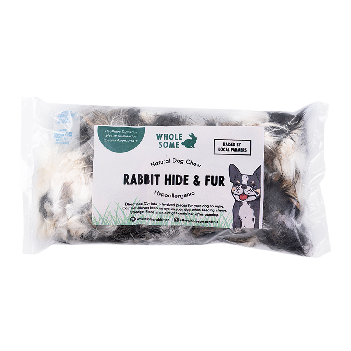 Dehydrated Rabbit Hide & Fur – Wholesome Rabbit