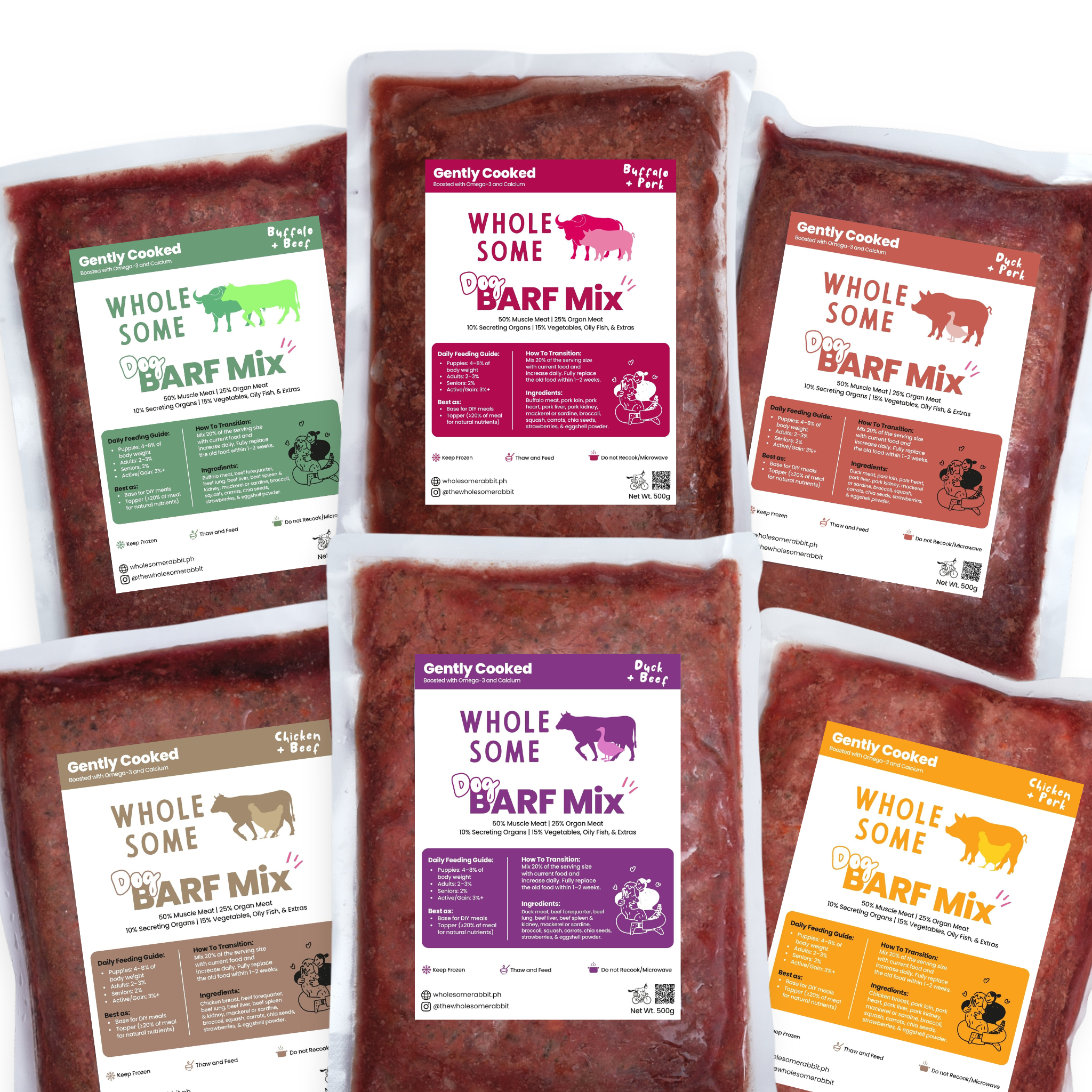 Gently Cooked Dog BARF Mix