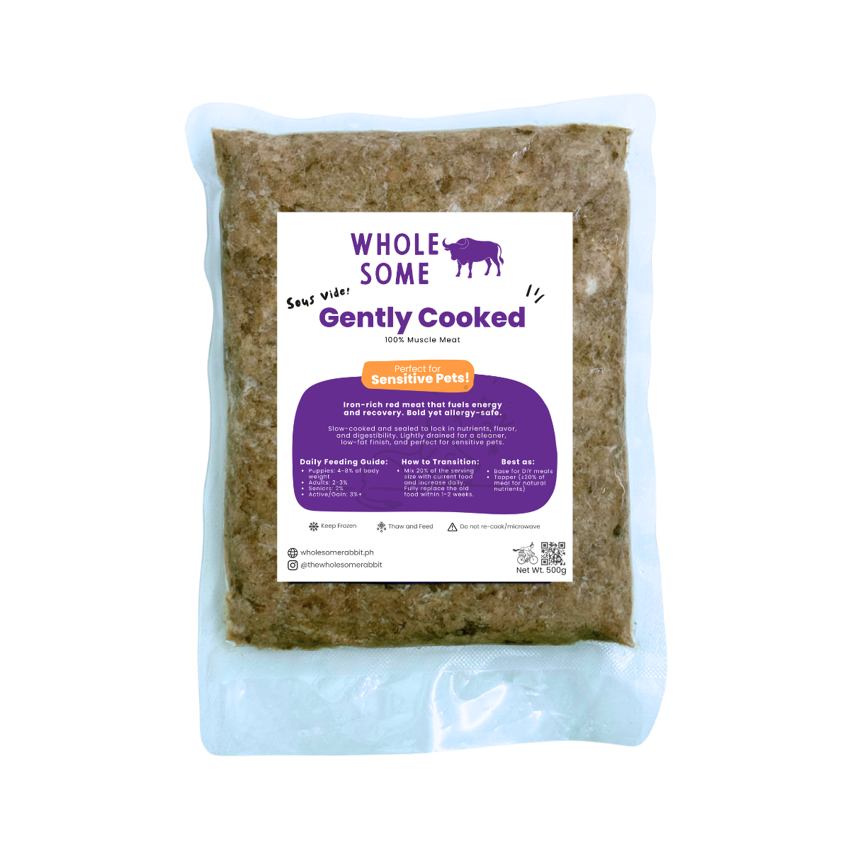 Gently Cooked Single Proteins