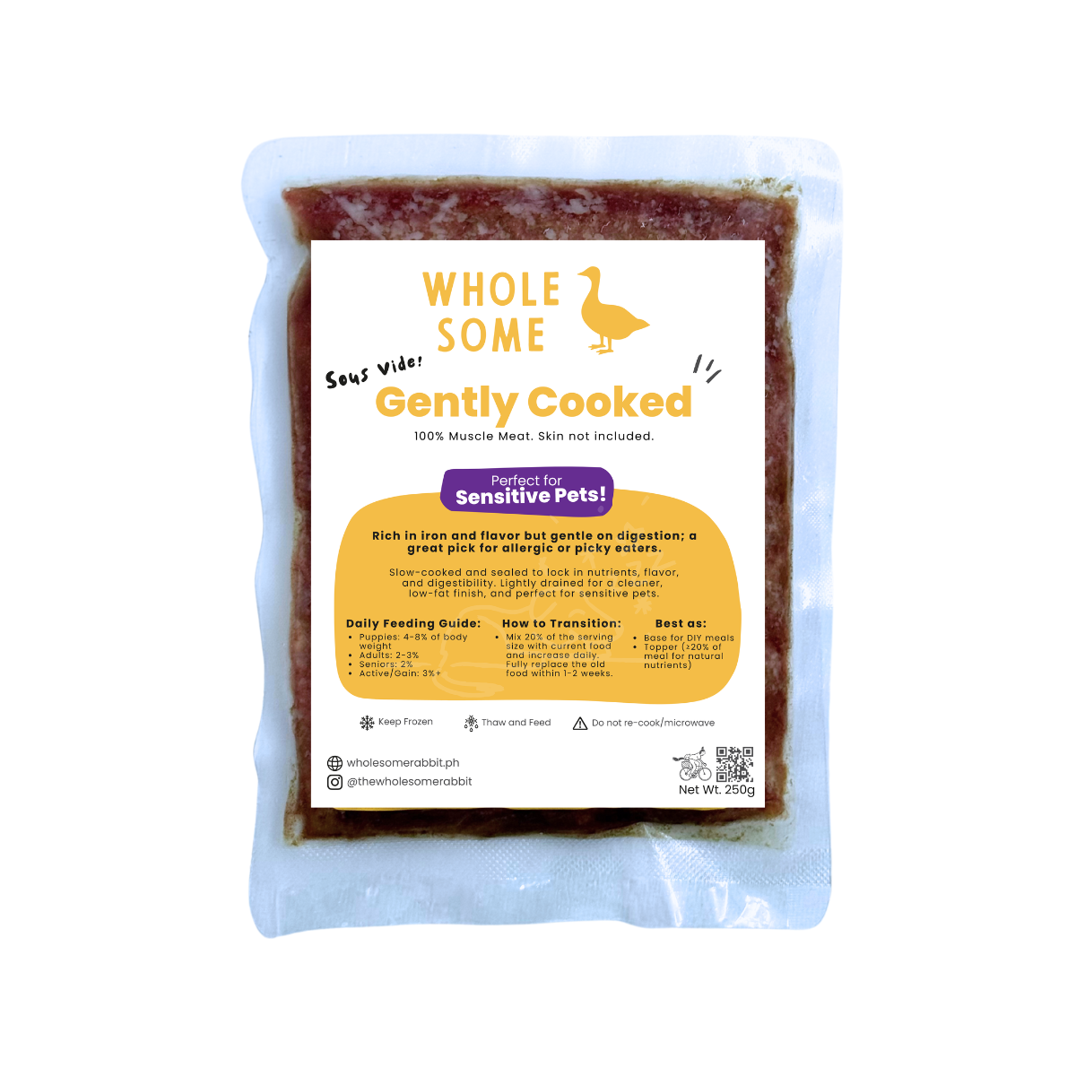 Gently Cooked Single Proteins