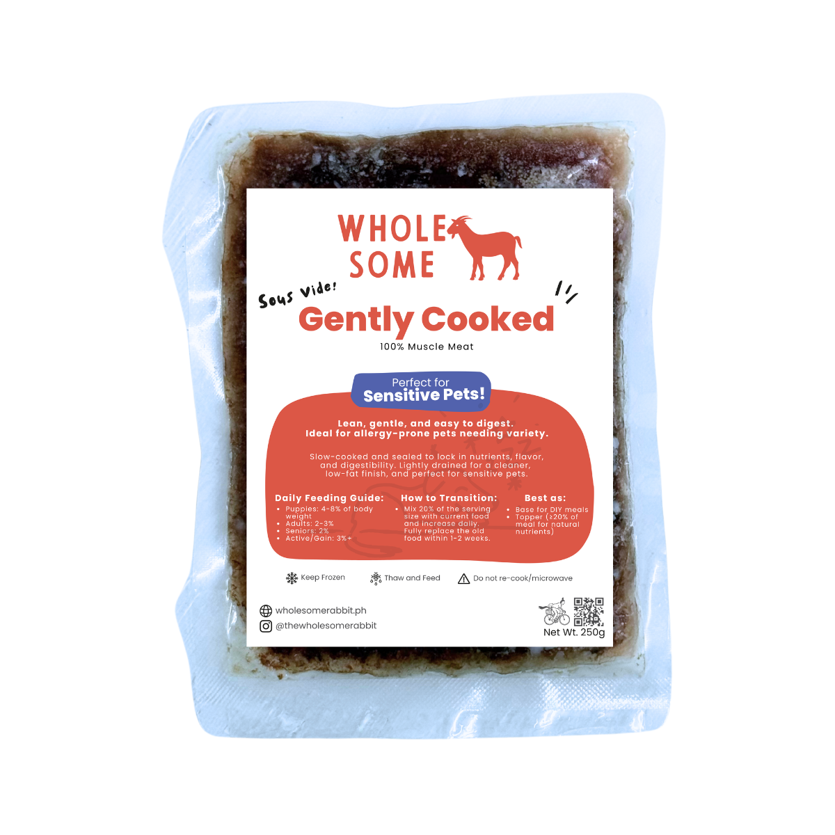 Gently Cooked Single Proteins
