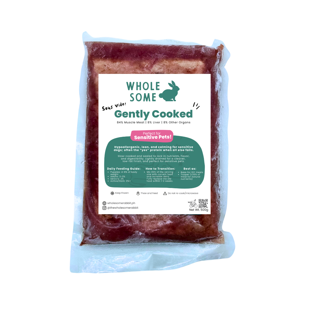 Gently Cooked Single Proteins