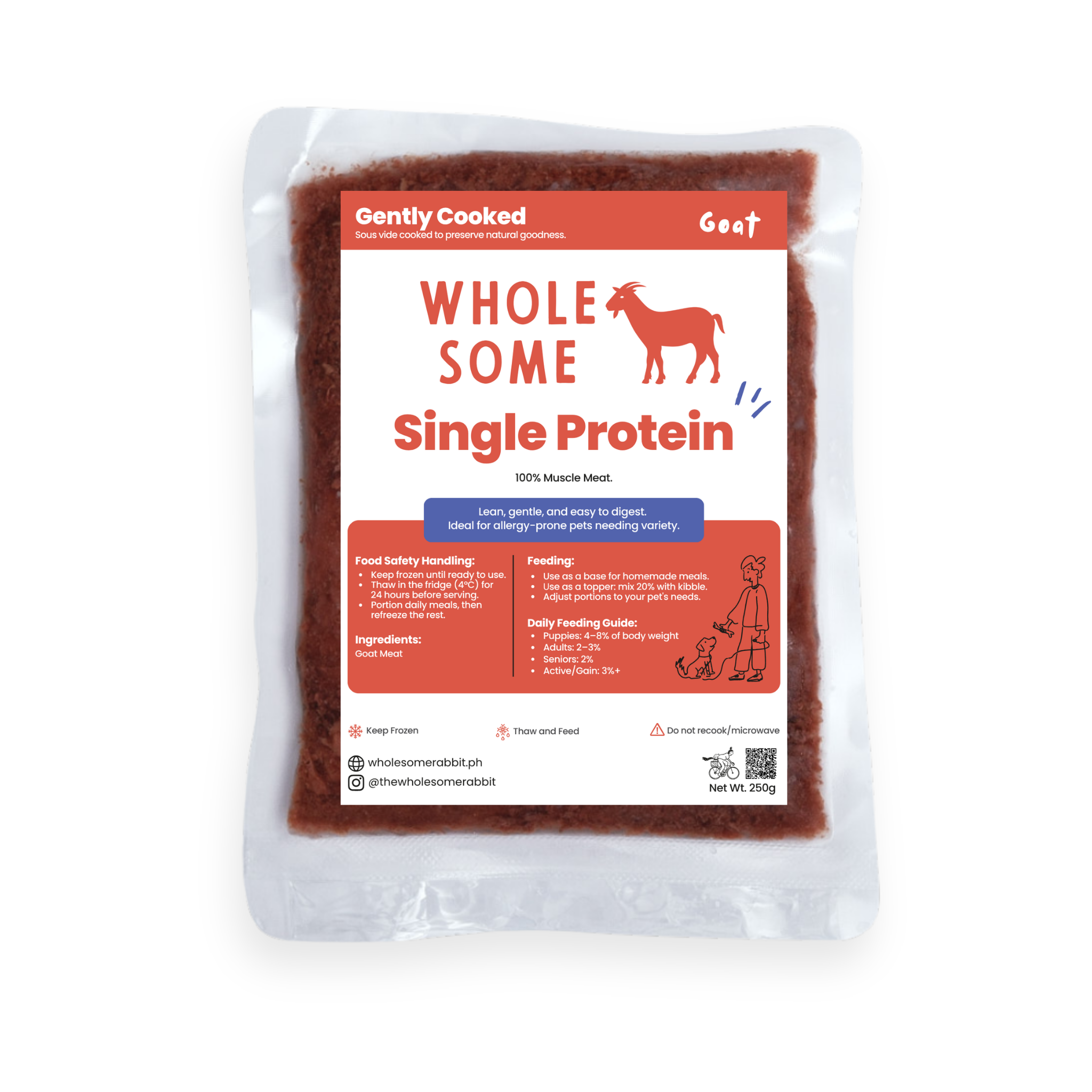 Gently Cooked Single Proteins