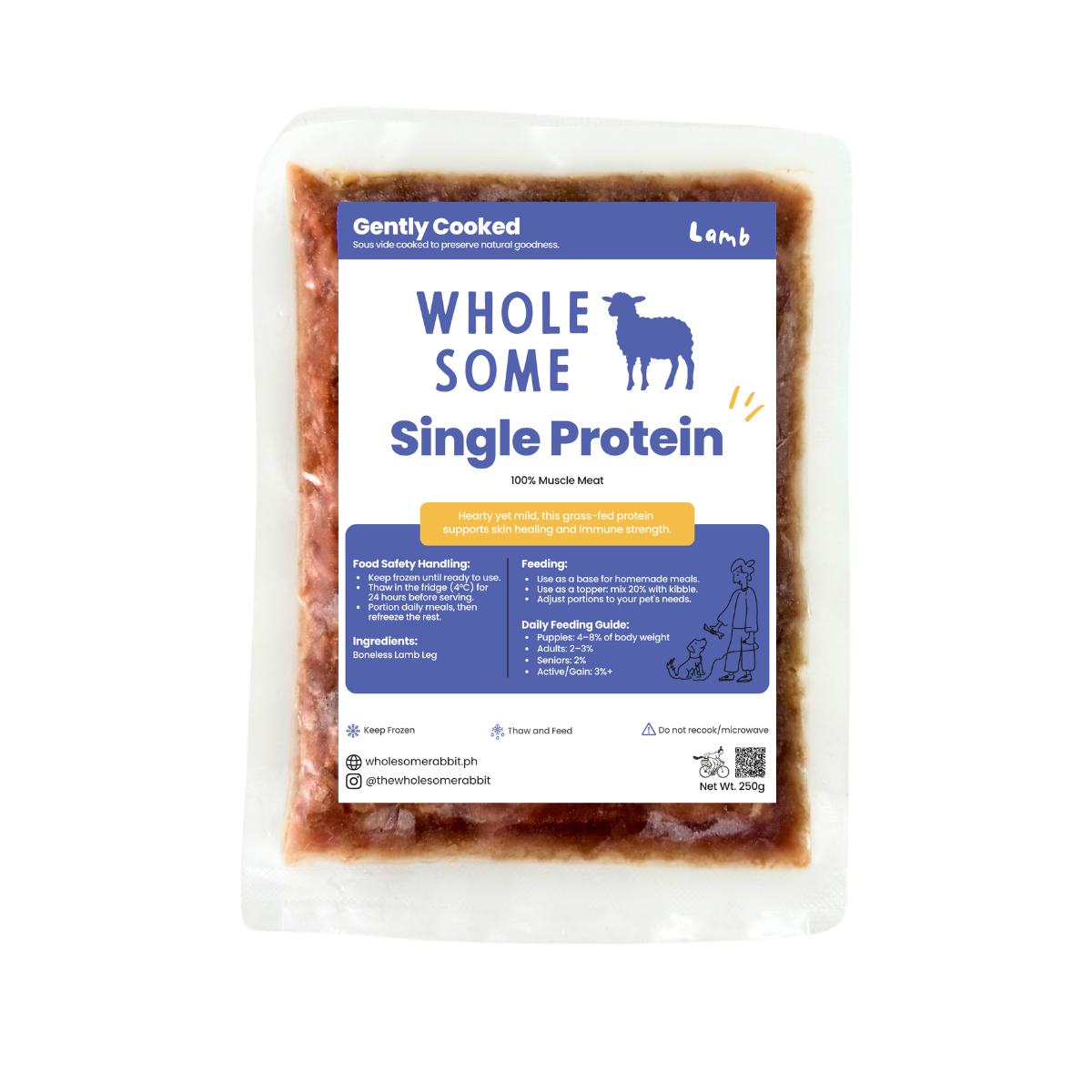 Gently Cooked Single Proteins