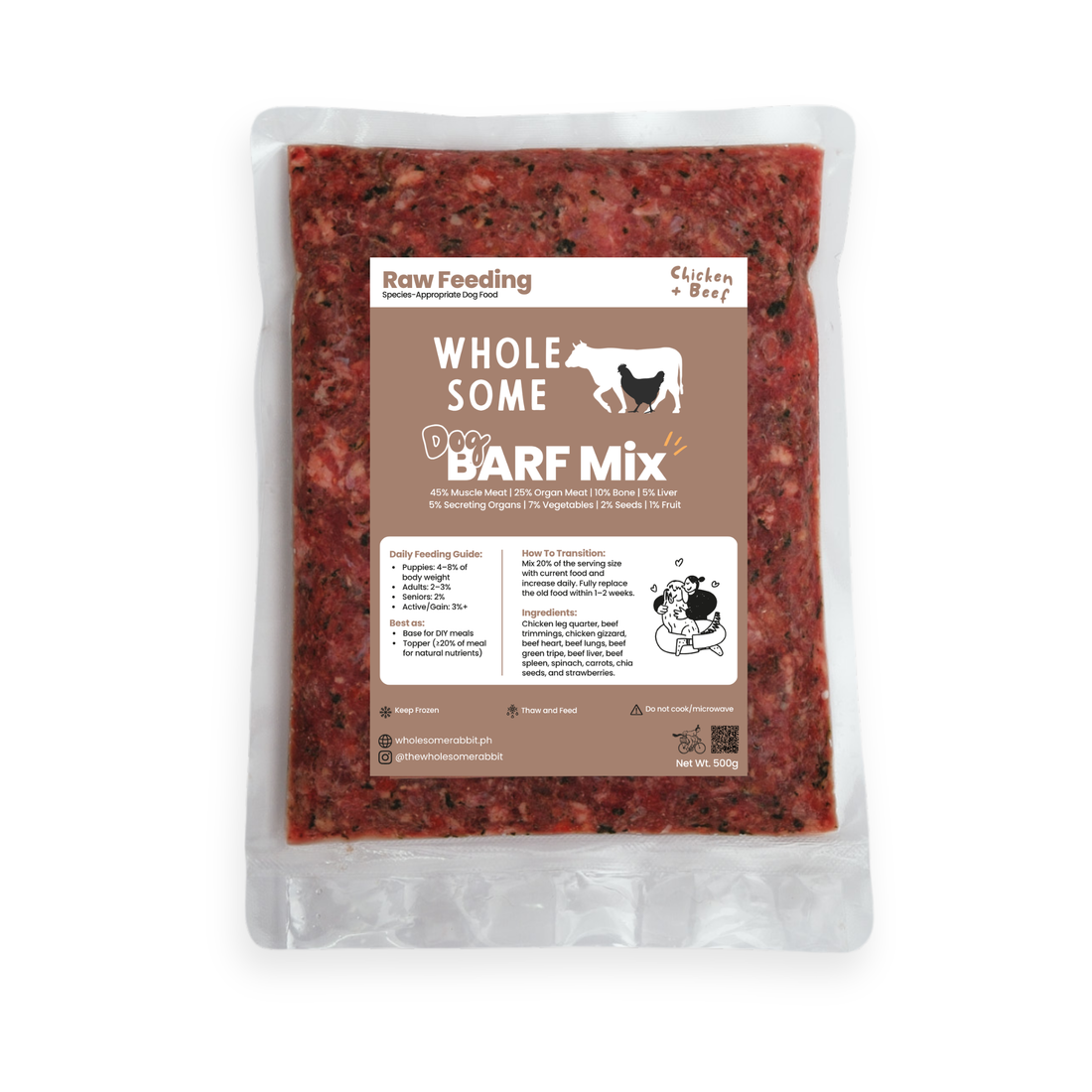 Raw BARF Mix for Dogs